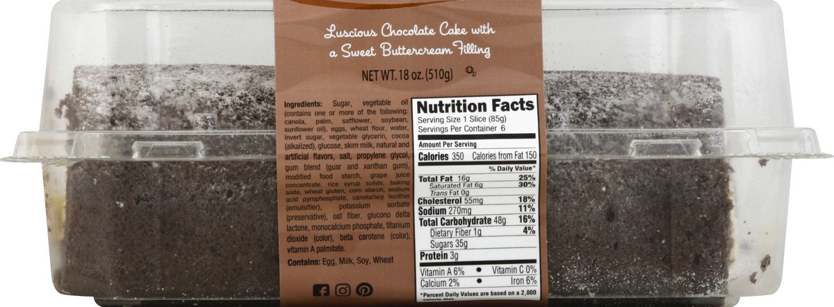 slide 2 of 4, Father's Table Chocolate Cake Roll, 18 oz