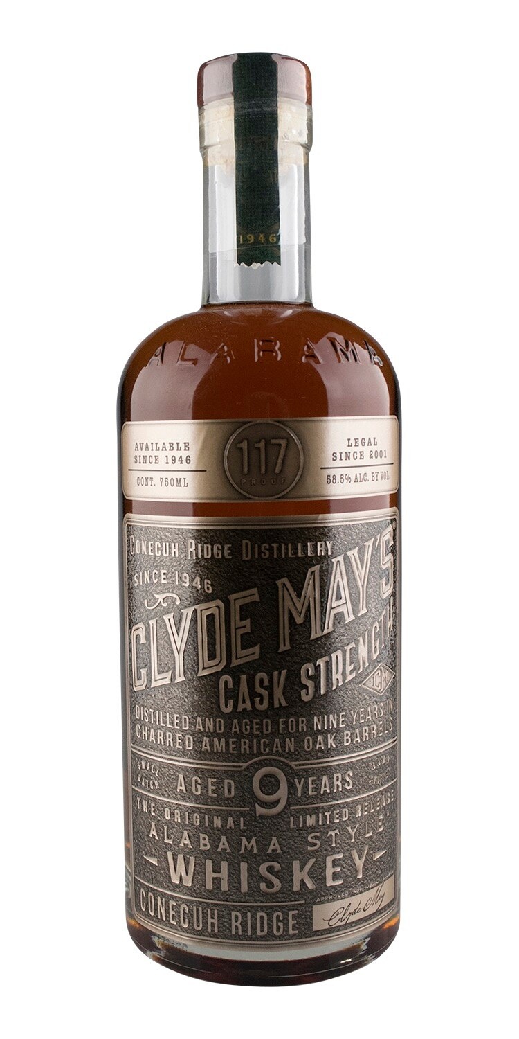 slide 1 of 1, Clyde May's Cask Strength Whiskey, 750 ml