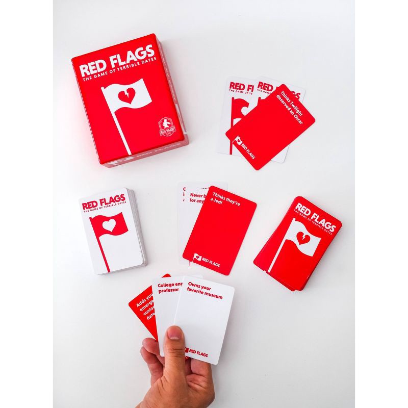 slide 2 of 6, Red Flags Core Deck Game: Strategy Cards for Creative Thinking - Grim Rabbit Games, 1 ct