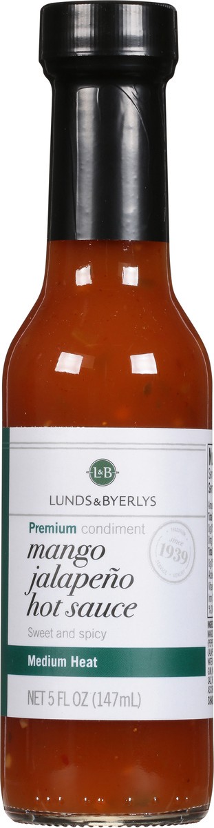 slide 9 of 9, Lunds & Byerlys Medium Heat Mango Jalapeno Premium Hot Sauce 5 fl oz, 5 fl oz