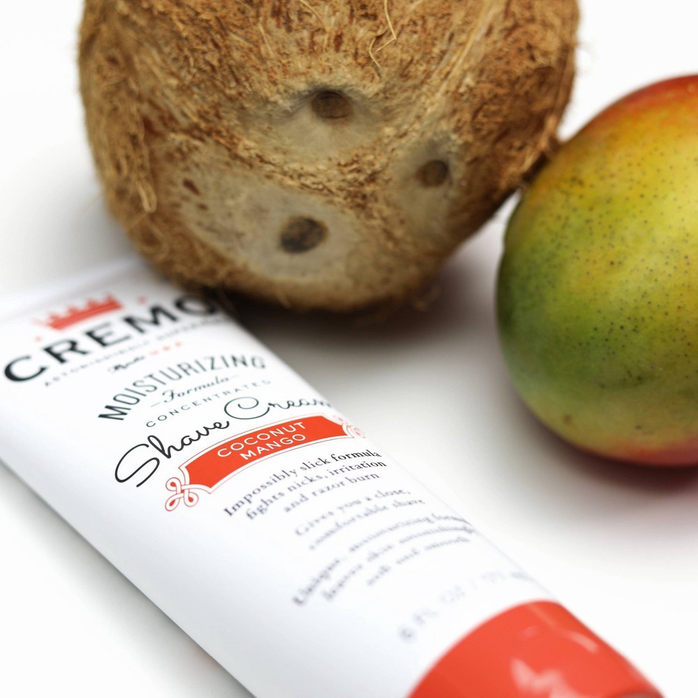slide 5 of 5, Cremo Coconut Mango Moisturizing Shave Cream - 6oz, 6 oz