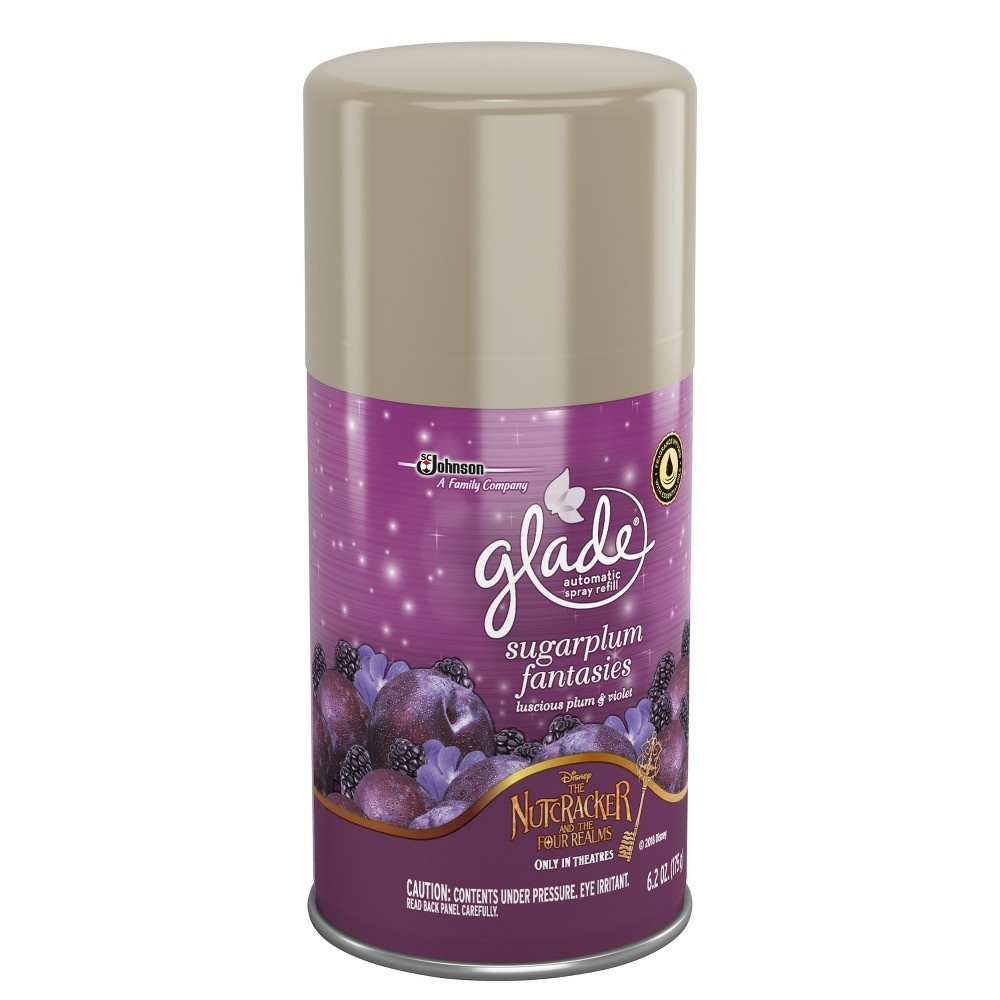 slide 4 of 4, Glade Disney Sugarplum Fantasies Automatic Spray Air Freshener Refill, 6.2 oz