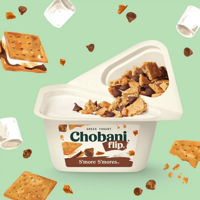 slide 7 of 7, Chobani Flip Low-Fat Chocolate S'more S'mores Greek Yogurt - 4.5oz, 4.5 oz