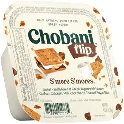 Chobani Flip Low-Fat Chocolate S'more S'mores Greek Yogurt - 4.5oz