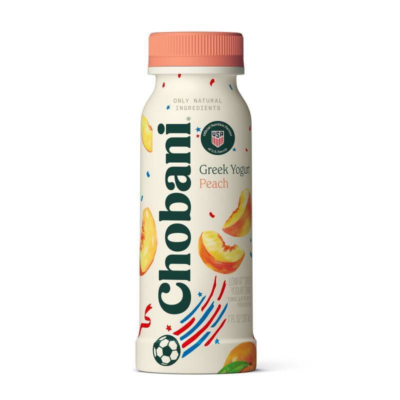 slide 1 of 5, Chobani Peach Greek Yogurt Drink - 7 fl oz, 7 fl oz