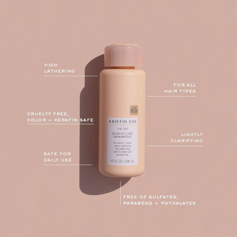 slide 4 of 8, Kristin Ess Signature Shampoo, Sulfate Free and Color Safe - 10 fl oz, 10 fl oz