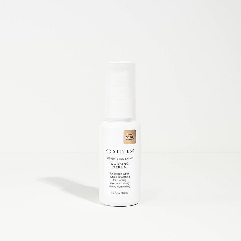 slide 5 of 6, Kristin Ess Weightless Shine Working Hair Serum - Frizz Taming, Smoothing, Moisture Locking - 1.7 fl oz, 1.7 fl oz