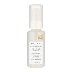 Kristin Ess Weightless Shine Working Hair Serum - Frizz Taming, Smoothing, Moisture Locking - 1.7 fl oz