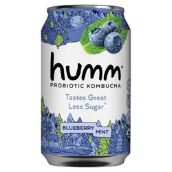 Humm Kombucha Humm Blueberry Mint Probiotic Kombucha - 12 fl oz