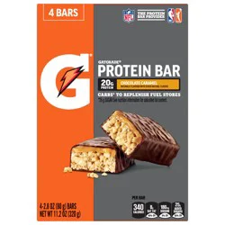 Gatorade Chocolate Caramel, 4 Pack Protein Bar
