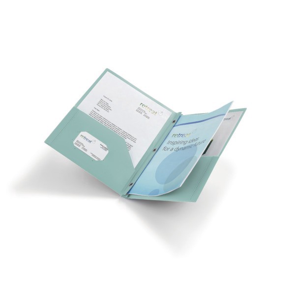 slide 2 of 2, Office Depot® 2-Pocket School-Grade Poly Folder With Prongs, Letter Size, Light Green, 1 ct