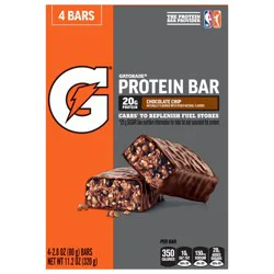 Gatorade Chocolate Chip, 4 Pack Protein Bar