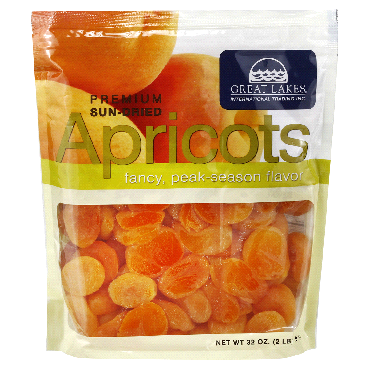 slide 1 of 1, Great Lakes Sun-Dried Apricots, 32 oz