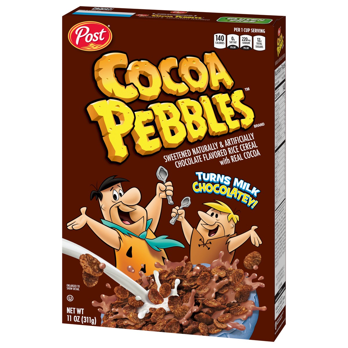 slide 4 of 9, Post Cocoa PEBBLES Cereal, 11 OZ Box, 11 oz