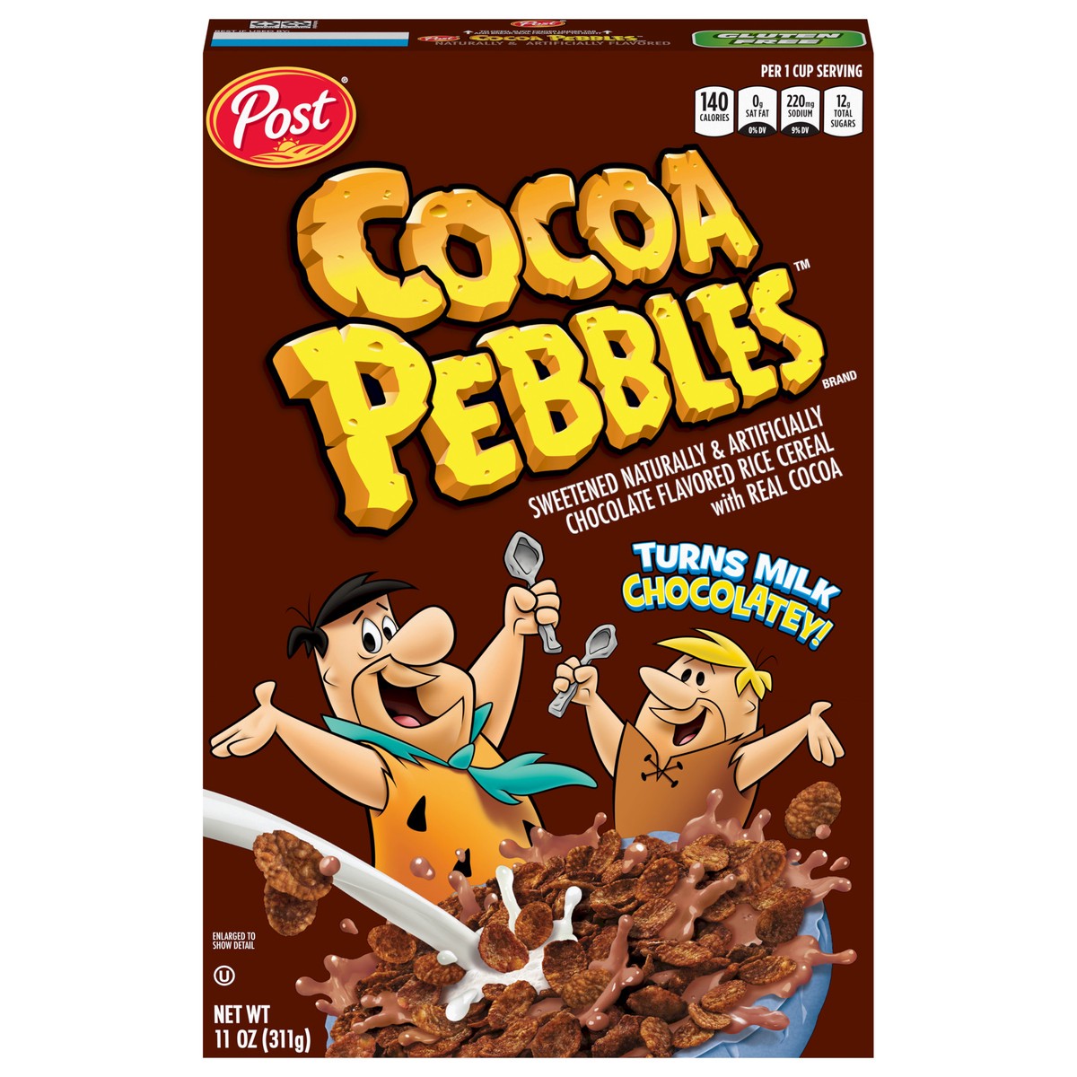 slide 1 of 9, Post Cocoa PEBBLES Cereal, 11 OZ Box, 11 oz