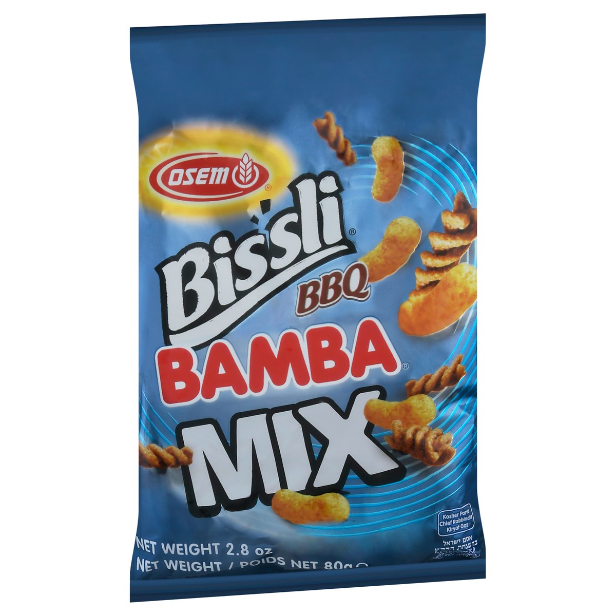slide 9 of 9, Osem Bissli Bamba Mix, 2.8 oz