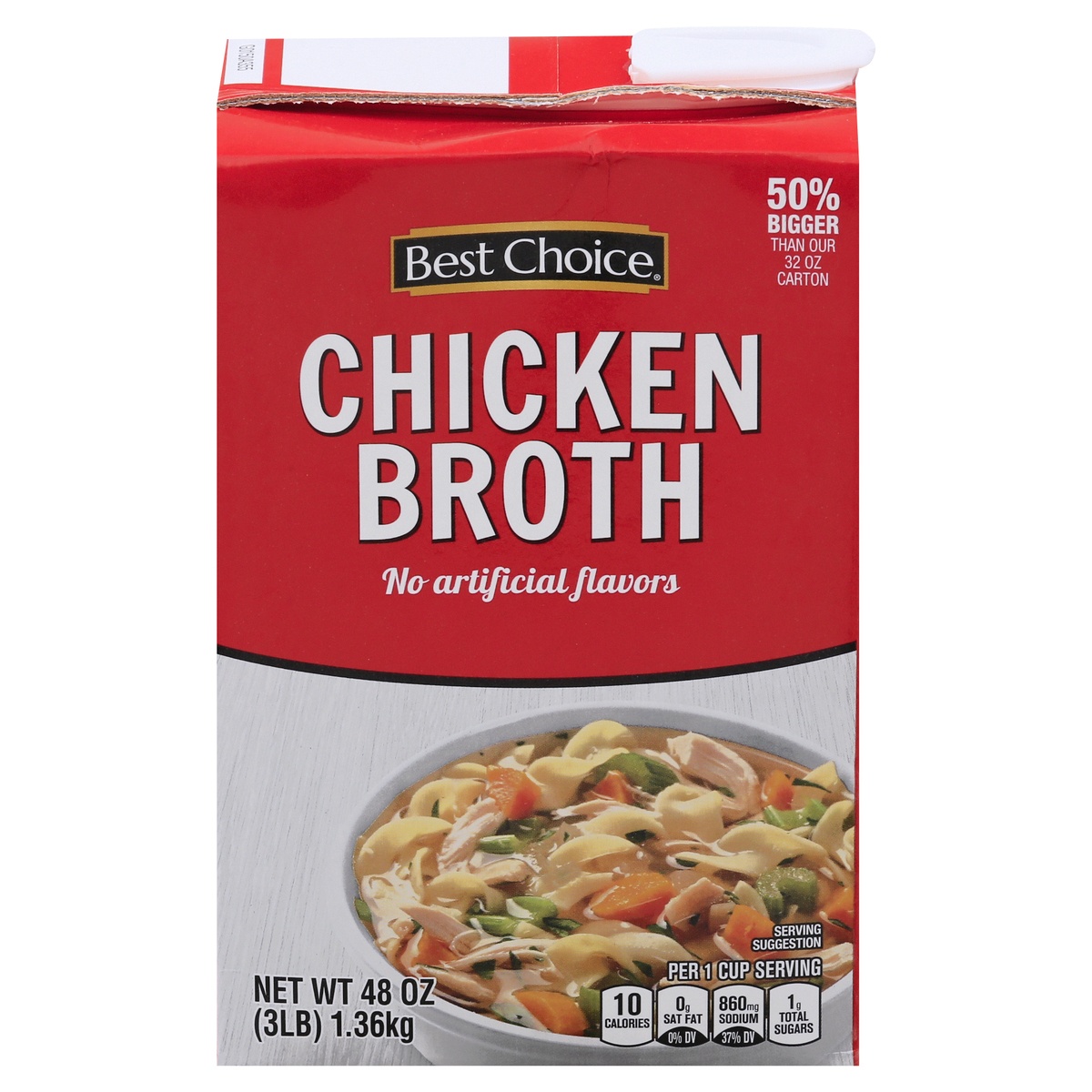 slide 1 of 1, Best Choice Chicken Broth Box, 48 oz