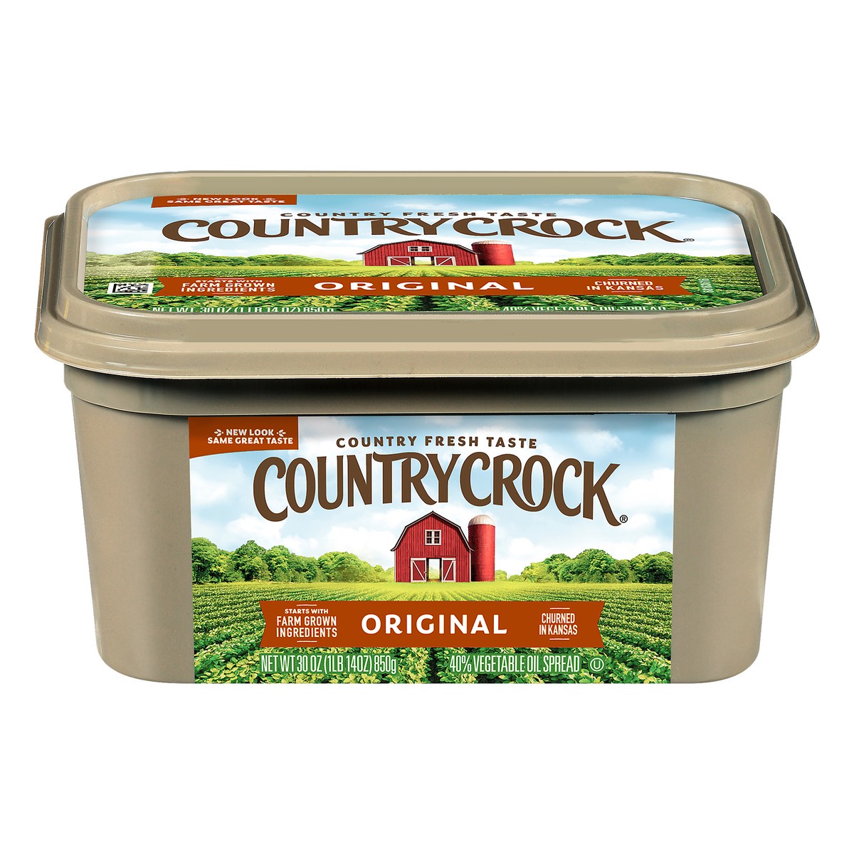 slide 1 of 12, Country Crock Shedd's Country Crock, 30 oz