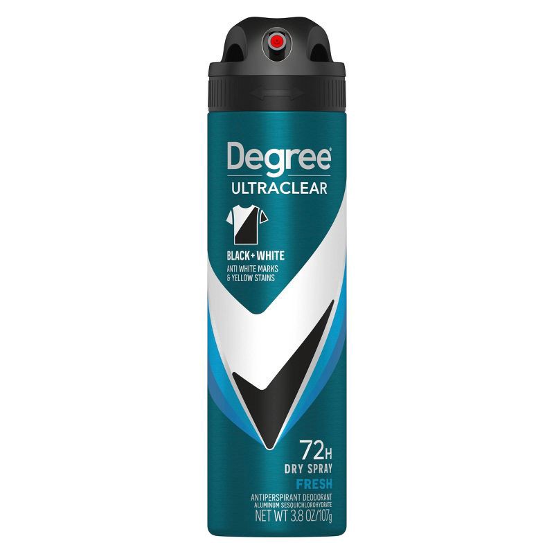 slide 2 of 11, Degree Men's Ultraclear Black + White Fresh 72-Hour Antiperspirant & Deodorant Dry Spray - 3.8oz, 3.8 oz