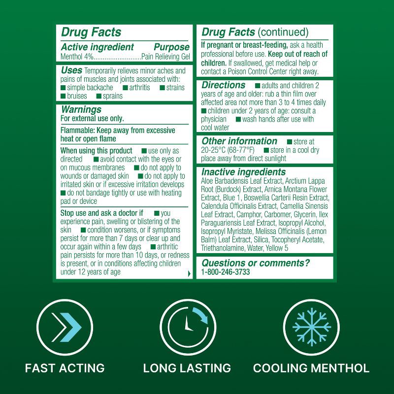 slide 4 of 6, Biofreeze Pain Relieving Roll-On - 2.5 fl oz, 2.5 fl oz