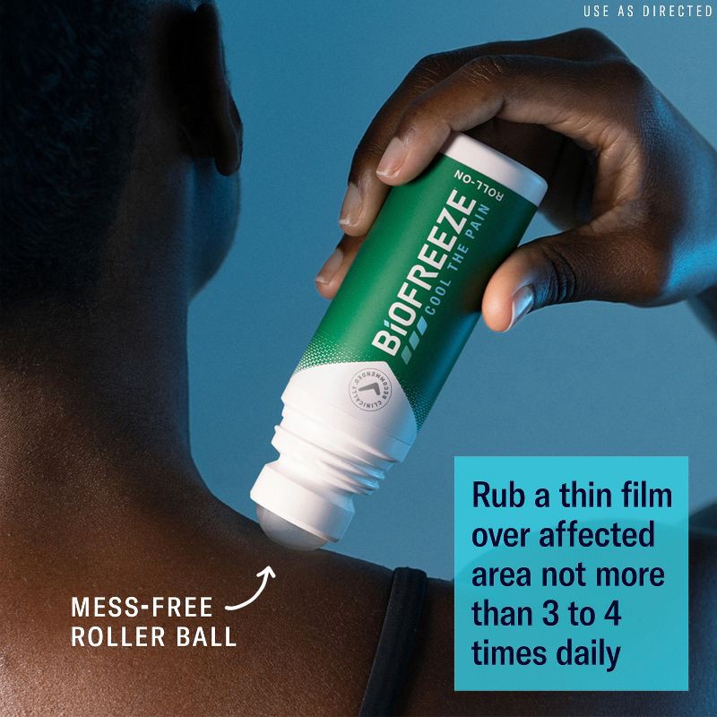 slide 5 of 9, Biofreeze Pain Relieving Roll-On - 2.5 fl oz, 2.5 fl oz