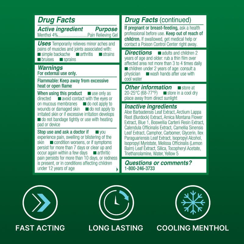 slide 6 of 12, Biofreeze Pain Relieving Roll-On - 2.5 fl oz, 2.5 fl oz