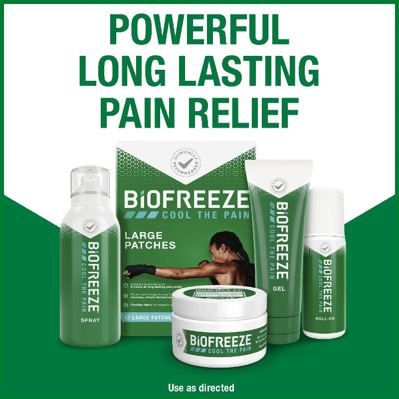 slide 7 of 11, Biofreeze Pain Relieving Roll-On - 2.5 fl oz, 2.5 fl oz