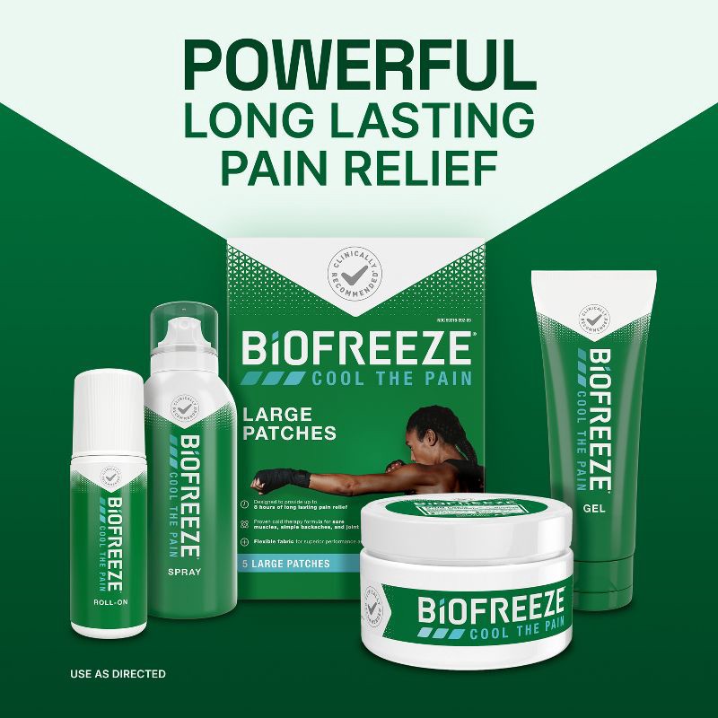 slide 7 of 12, Biofreeze Pain Relieving Roll-On - 2.5 fl oz, 2.5 fl oz