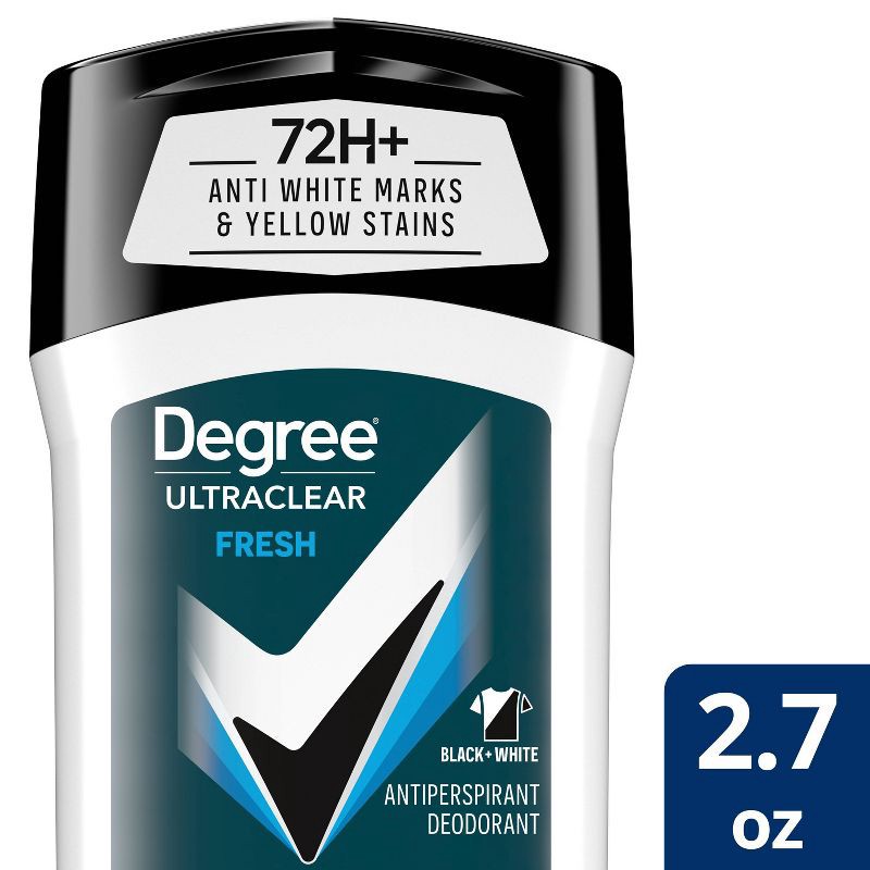 slide 1 of 8, Degree Men Ultraclear Black + White Fresh 72-Hour Antiperspirant & Deodorant - 2.7oz, 2.7 oz