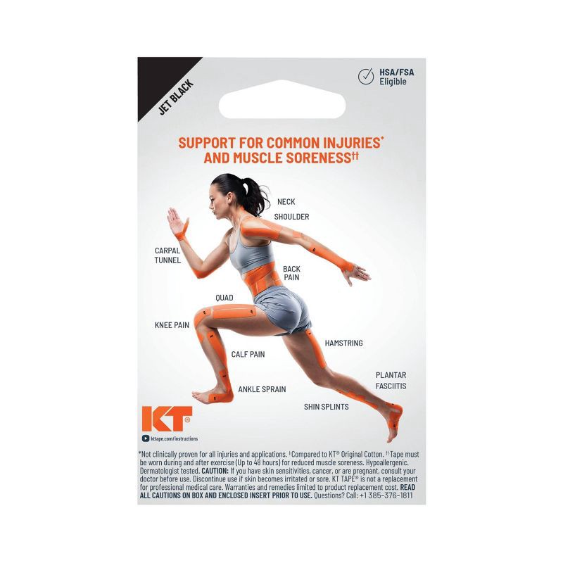 slide 2 of 7, KT TAPE PRO Extreme 20 Pre-Cut Strips: Arthritis, Muscle & Joint Support, 1 ct