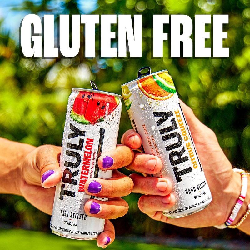 slide 12 of 13, Truly Spiked & Sparkling Truly Hard Seltzer Citrus Mix Pack - 12pk/12 fl oz Slim Cans, 12 ct; 12 fl oz