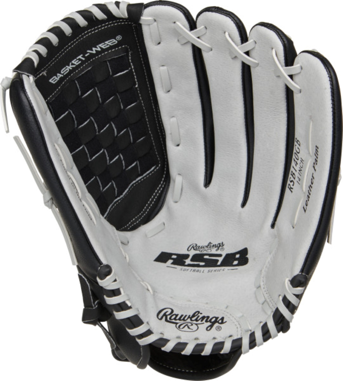 slide 1 of 5, RAWLINGS RSB Adult Slowpitch Softball Glove, 14 inch, Right Hand Throw, 1 ct