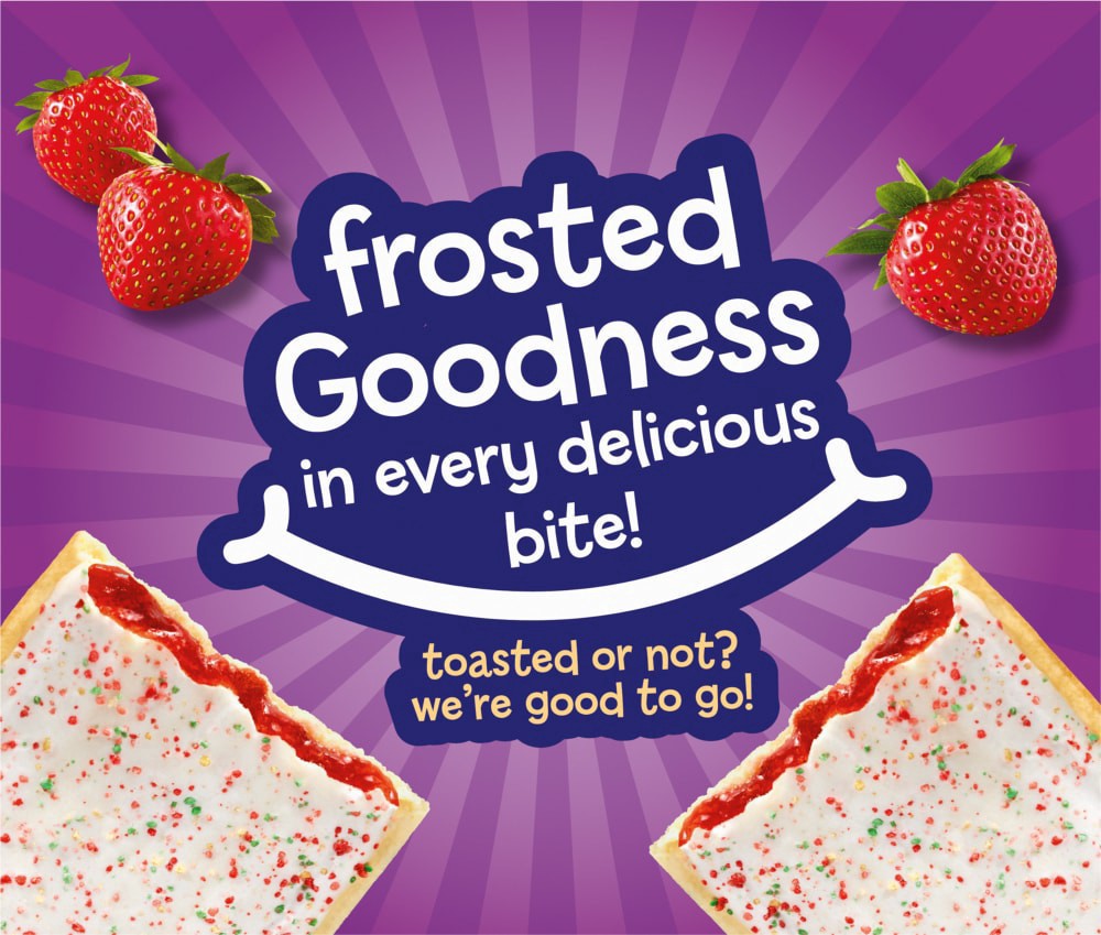slide 2 of 4, Kroger Strawberry Frosted Toaster Treats - 12 ct, 12 ct