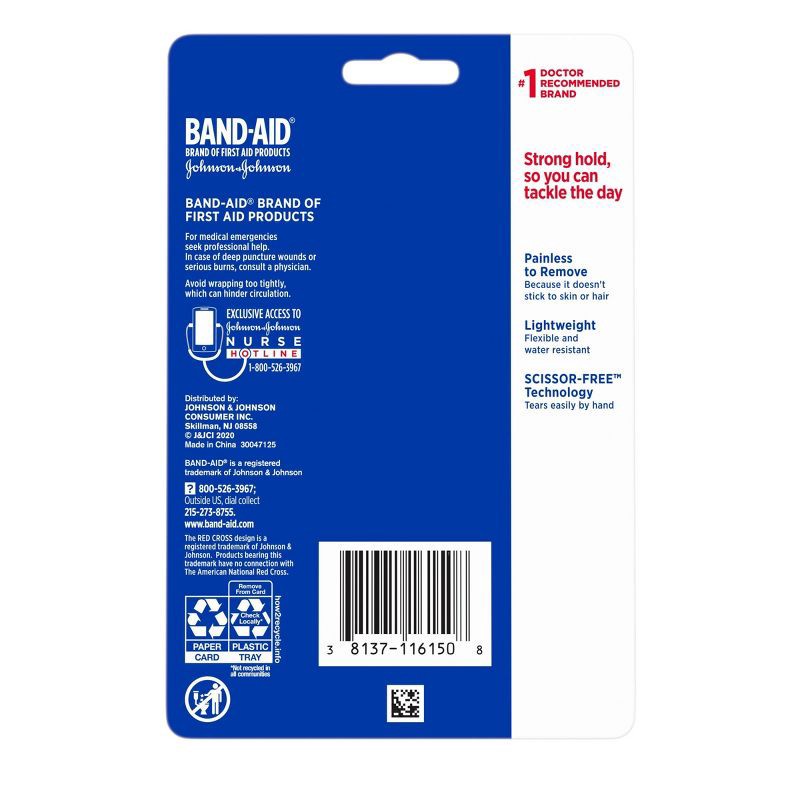 slide 2 of 6, Band-Aid Brand Secure-Flex Self-Adherent Wound Wrap - 2 In by 2.5 yd, 1 ct