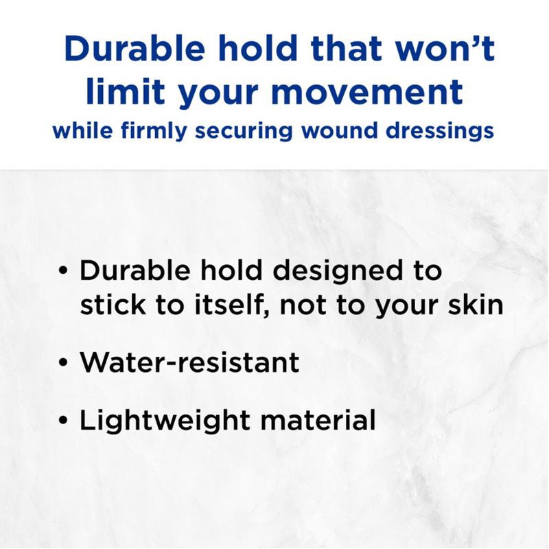 slide 3 of 6, Band-Aid Brand Secure-Flex Self-Adherent Wound Wrap - 2 In by 2.5 yd, 1 ct