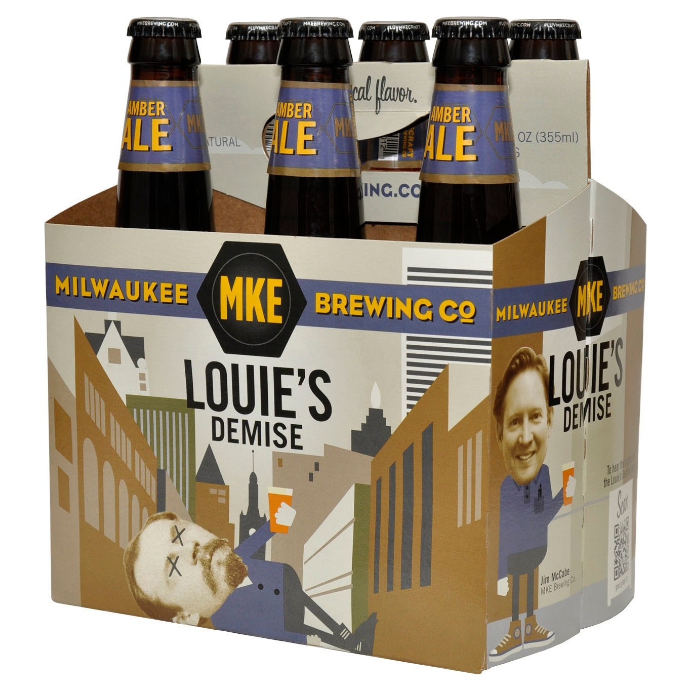 slide 1 of 1, Milwaukee Brewing Co. Milwaukee Louie's Demise Amber Ale Beer - 6pk/12 fl oz Bottles, 6 ct; 12 fl oz