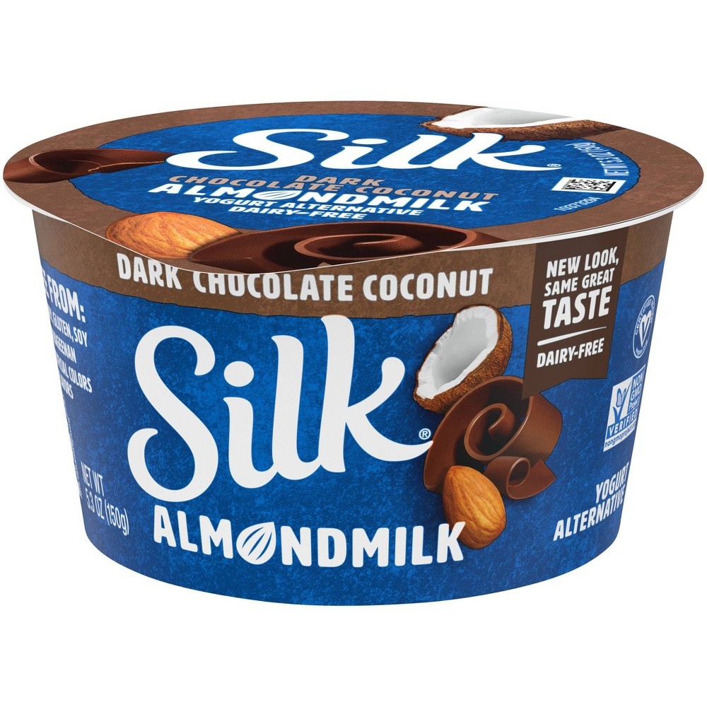 Silk DairyFree Dark Chocolate Coconut Yogurt 5.3 oz Shipt