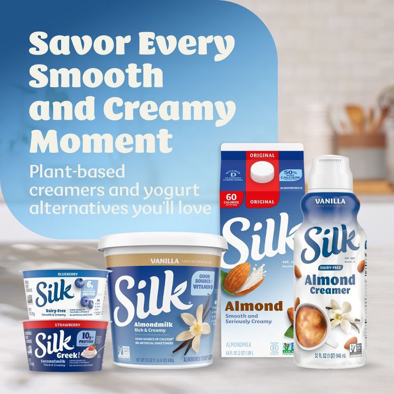 slide 7 of 12, Silk Vanilla Soy Milk Yogurt Alternative - 24oz, 24 oz