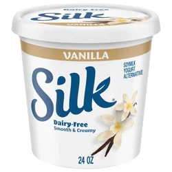 Silk Vanilla Soy Milk Yogurt Alternative - 24oz