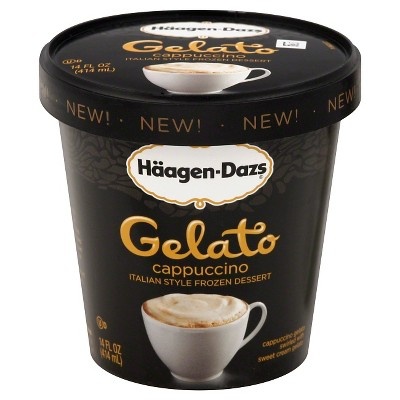 slide 1 of 4, Häagen-Dazs Cappuccino Gelato, 14 oz