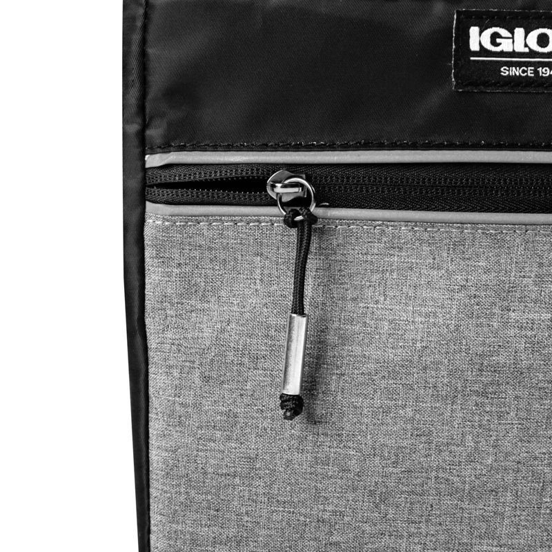 slide 12 of 14, Igloo 9 Can Balance Mini City Cooler Lunch Tote- Gray/Black, 9 ct