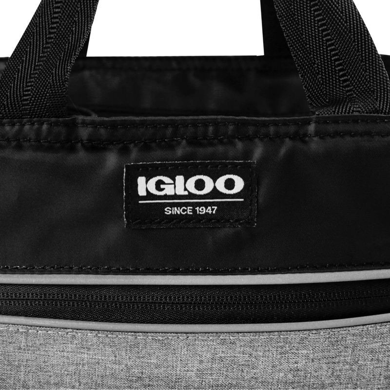 slide 11 of 14, Igloo 9 Can Balance Mini City Cooler Lunch Tote- Gray/Black, 9 ct