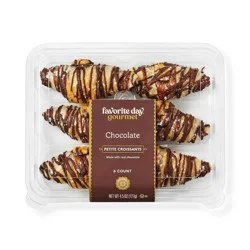 Chocolate Petite Croissants - 4.5oz/6ct - Favorite Day™