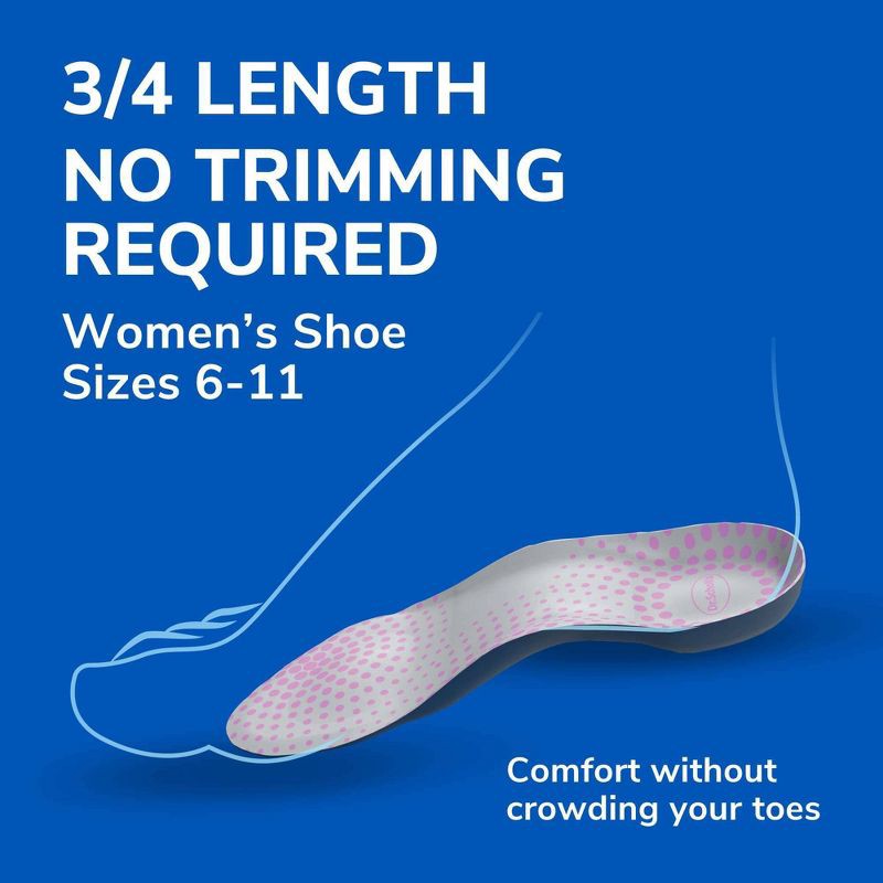 slide 8 of 10, Dr. Scholl's Comfort Tri-Comfort Insoles for Women - Size (6-10), 1 ct