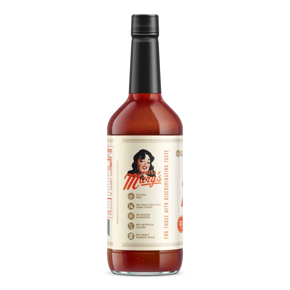 slide 4 of 5, Miss Mary's Original Bloody Mary Mix Bottle, 32 fl oz