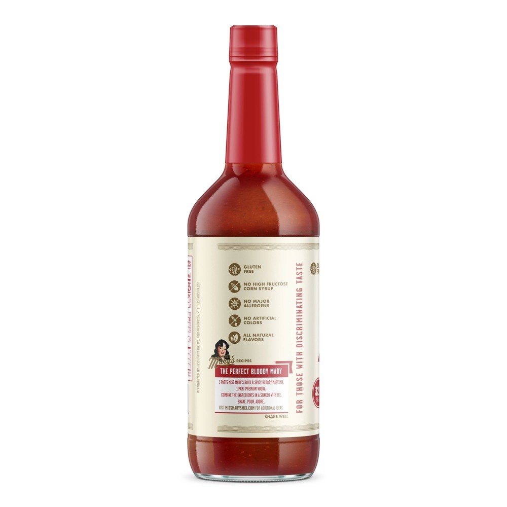 slide 4 of 4, Miss Mary's Bold & Spicy Bloody Mary Mix - 32 fl oz Bottle, 32 fl oz