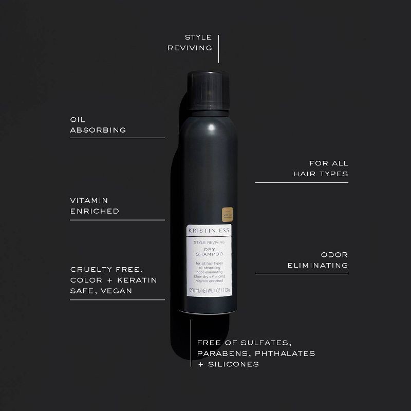 slide 4 of 9, Kristin Ess Style Reviving Dry Shampoo - 4.3oz, 4.3 oz