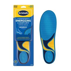 Dr. Scholl's Energizing Comfort with Massaging Gel Insert - Men's Shoe Size 8-14 - 1 Pair