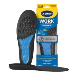 Dr. Scholl's with Massaging Gel Women's Work All-Day Superior Comfort Shoe Insoles - 1 Pair - Size 6-10