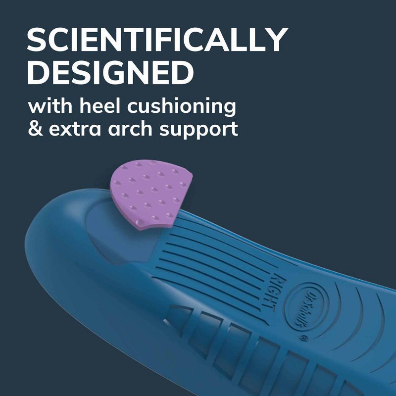 slide 6 of 8, Dr. Scholl's Pain Relief Orthotics Shoe Insert for Heel Pain for Men - 1 Pair - Size 8-12, 1 ct